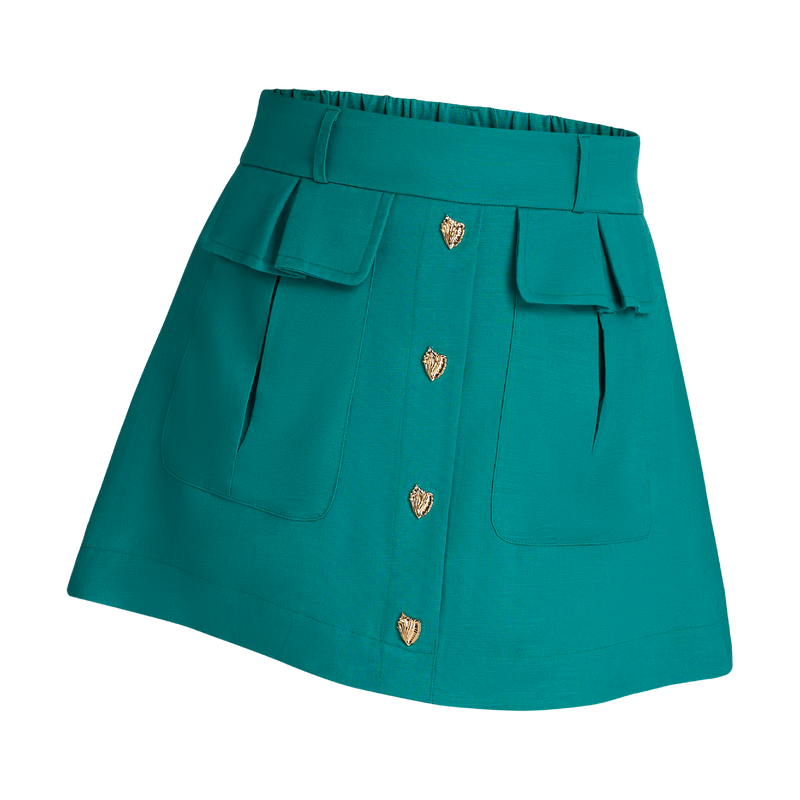 THE STROMBUS SKIRT-JADE