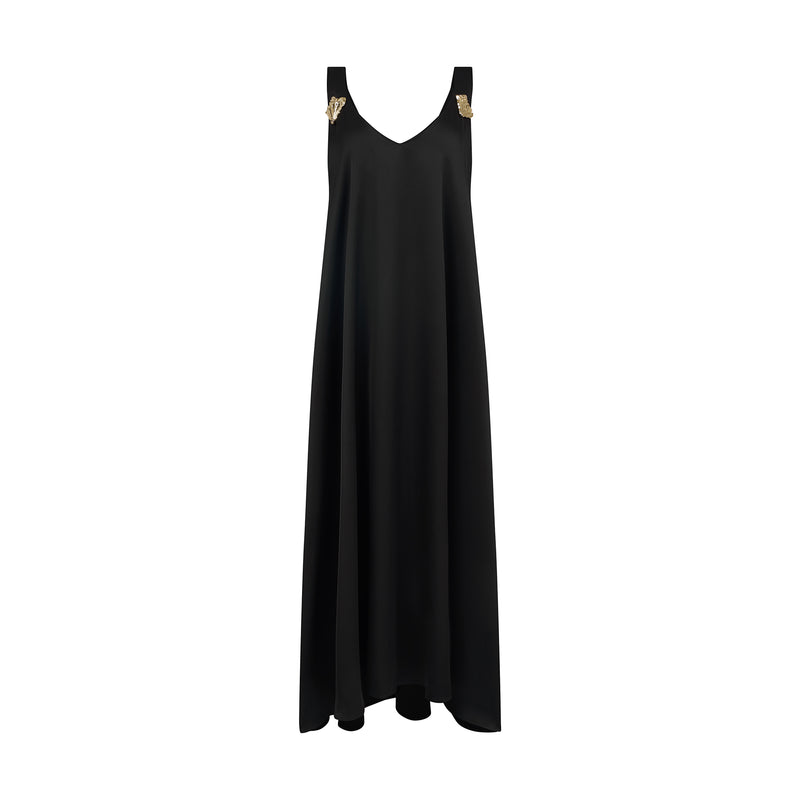 THE PARELLI MAXI DRESS- BLACK