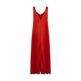 THE PARELLI MAXI DRESS- RED