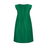 THE ALIGER SHIFT DRESS-EMERALD