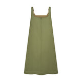 THE STROMBUS SHIFT DRESS-OLIVE