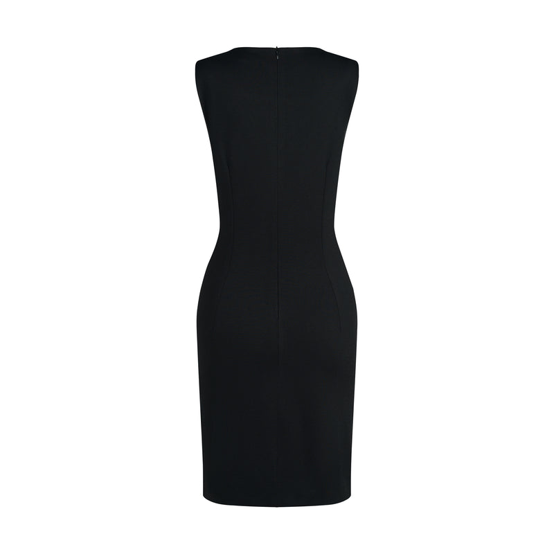 THE PHYLUM SHEATH DRESS-BLACK