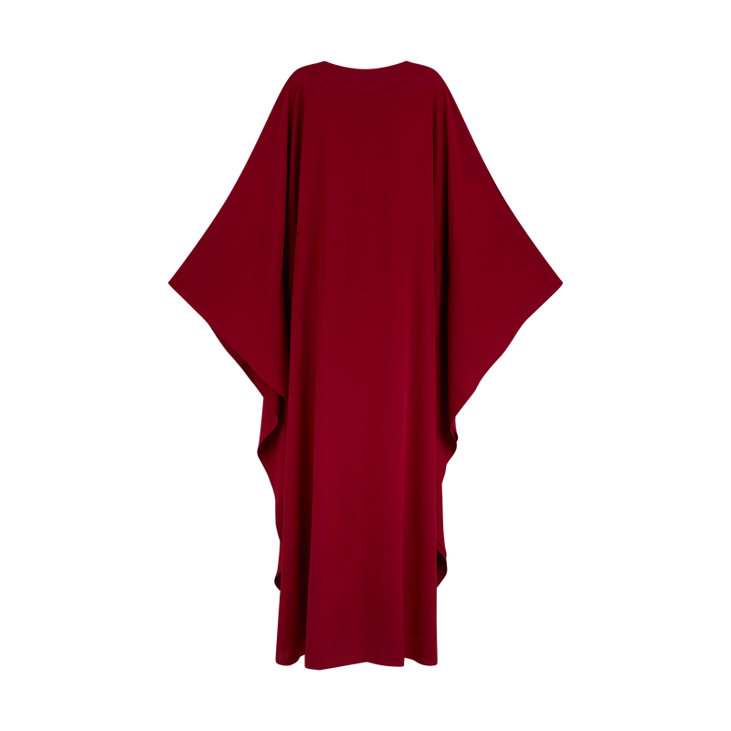 THE ALIGER KAFTAN-BURGUNDY