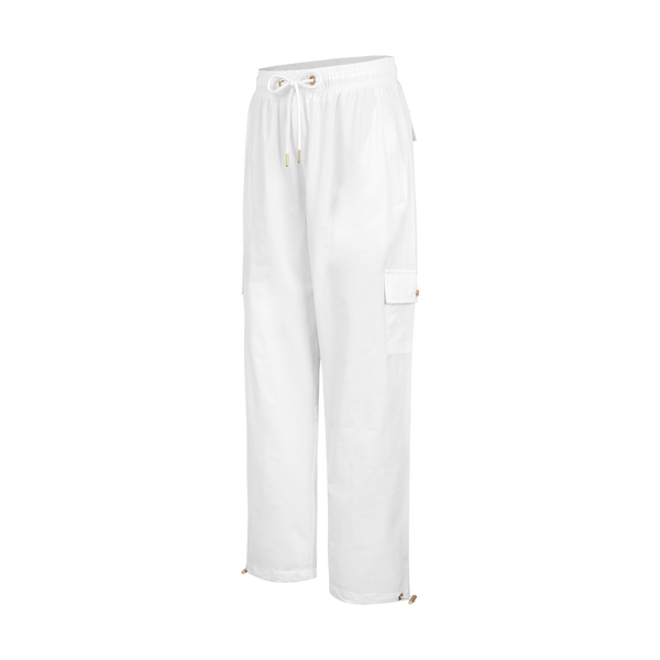 THE AVO CARGO PANTS-WHITE