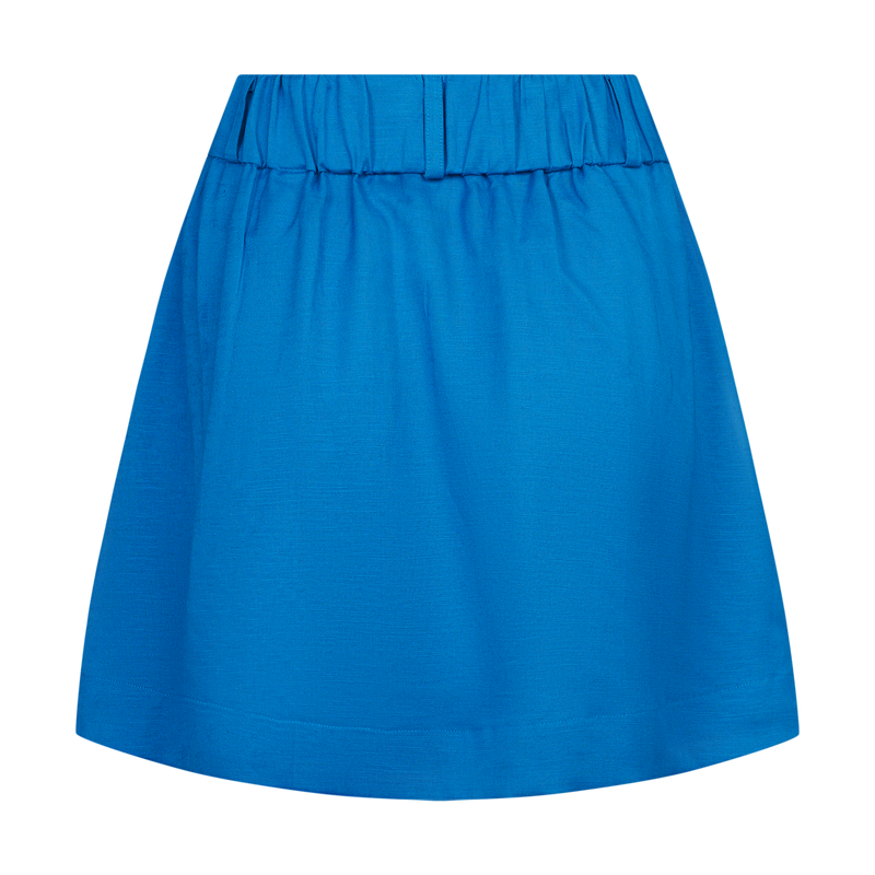 THE STROMBUS SKIRT-COBALT