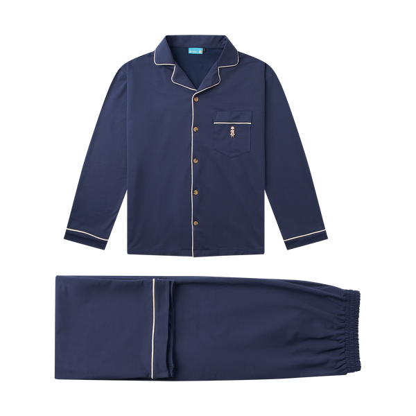 Men’s Holiday Pajamas-Navy