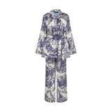 The Toile Heritage Pajamas-Navy