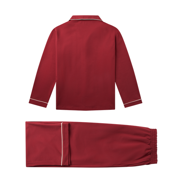 Men’s Holiday Pajamas-Burgundy