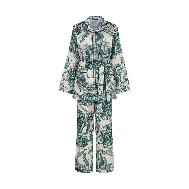 The Toile Heritage Pajamas-Hunter